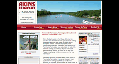 Desktop Screenshot of akinsrealty.com